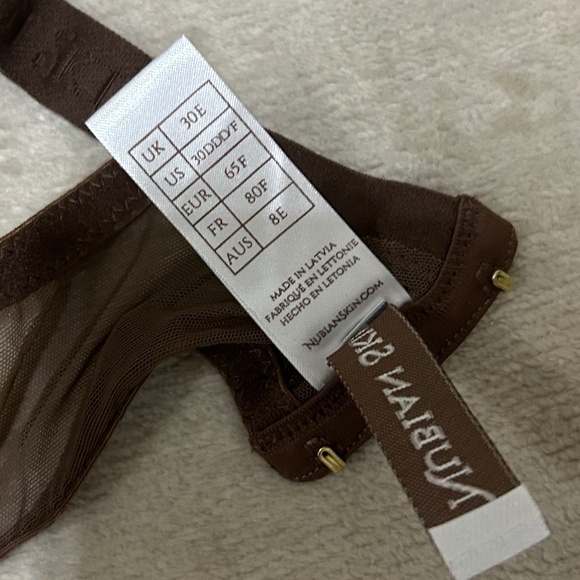 Nubian Skin Tulle Underwire Cup Bra - Picture 5 of 7